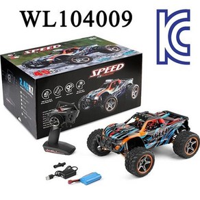 WLTOYS 104009 드리프트 2.4G 레이싱RC카 사막트럭 몬스터트럭, 7.4V 1500mAh, 배터리 알람 체커기, 1개