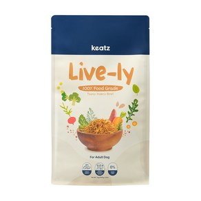 키츠 강아지 사료 라이블리 테이스티 인섹트 보울, 1개, 1kg, 혼합맛