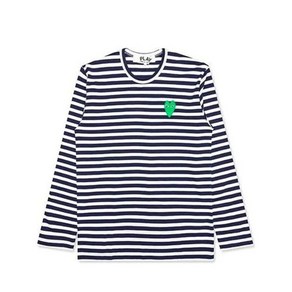 꼼데가르송 [명품]꼼데가르송 스트라이프 긴팔티AX T052 051 AXT0520511NAVYWHITE