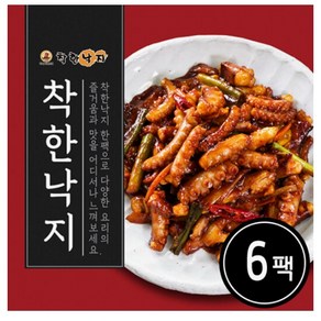 착한낙지 매콤 칼칼 착한낙지 135g x 6팩 비법소스 6팩, 상세페이지 참조, 6세트