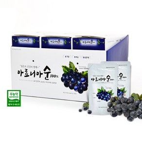 아로니아 즙 원액 100% 국내산 무농약 착즙 액기스 50ml x 30포, 1개, 1.5L