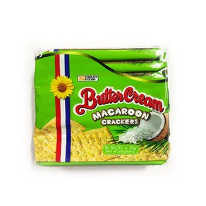 필리핀 과자 Butter Cream Crackers Macaroon 버터크림 크레커 마카룬 25gx10packs