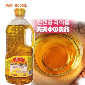 고소한 땅콩오일 땅콩기름 중국식품900ml/상세페이지 내용충족시 사은품증정, 1개, 900ml