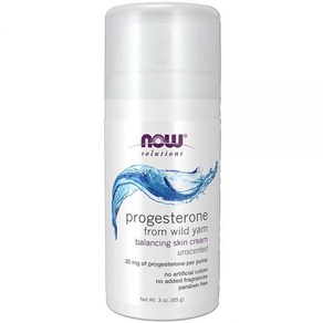 나우푸드 솔루션 와일드얌 프로게스테론 크림 85g 미국 560860, Unscented, 1개