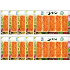 [사조대림] [대림냉장] 크라비아 90g x10개 /맛살/간식, 10개