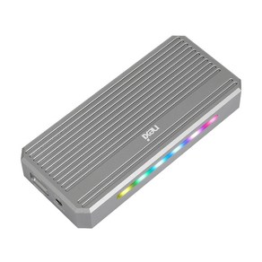 썬더볼트4 USB4 C타입 M.2 Nvme SSD 하드외장케이스 RGB LED 40G B M KEY 쿨링팬 발열 냉각 알류미늄