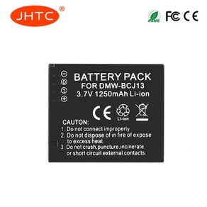 DMW-BCJ13 BP-DC10 충전식 리튬 이온 배터리 파나소닉 호환 루믹스 DMC-LX5 1250mAh, 01 1 Battey, 1개