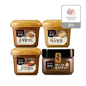 청정원 된장 450g 4종(미소/조개/고기/문옥례) 골라담기, 1개