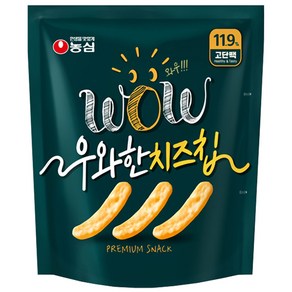 농심 우와한 치즈칩, 42g, 3개