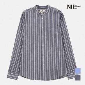 NII 남성 쿨코튼 밴드넥 긴팔 셔츠 NNXNLWM2311