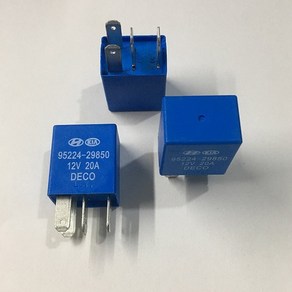 차량용 릴레이 자동차 소켓 자동차 바이올렛 릴레이 DC 12V 4Pin 20A OMRON 전원, [01] DC12V20A, 1개