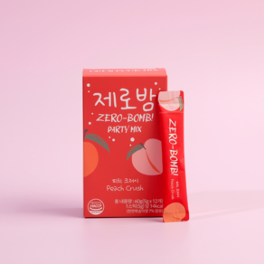 무설탕 하이볼믹스 제로밤 피치 크러시 5g x 12개입, 60g, 1개