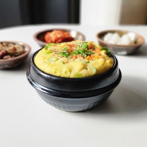 경산세라믹 직화 뚝배기 가정용 업소용뚝배기 토기 계란찜 찌개냄비, 검정, 2호기:125mmx70mm