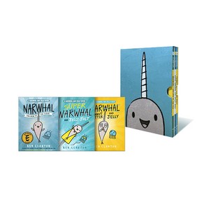 외뿔고래와 해파리 원서 페이퍼백 3종 세트 Nawhal and Jelly Collection 1-3 Box Set