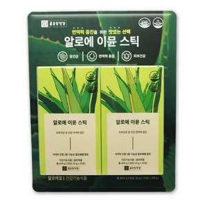 종근당건강 알로에 이뮨 스틱 800g (20g x 40포) 장건강 피부건강 면역력증진, 1개, 20g