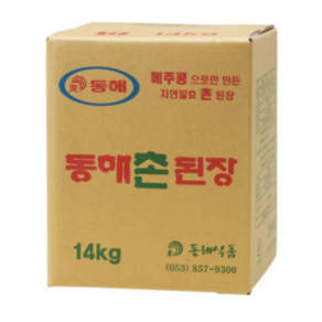 동해촌된장14kg 찌개된장 합동된장 옛날된장, 14kg, 1개