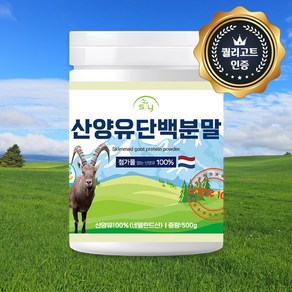 힐링팩토리 네덜란드산 산양유 단백질분말 100%, 1개, 500g