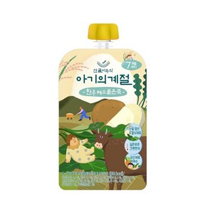 산골이유식 실온이유식 중기 한우채소묽은죽 100g, 1개