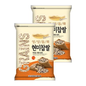 [삼원농산] 현미찹쌀 10kg (5kg/2개) - 2024년산 햇 찰현미, 2개, 5kg