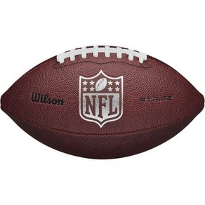 WILSON 럭비공 풋볼 미식축구공 윌슨 NFL, 브라운 오피셜 사이즈, 1개