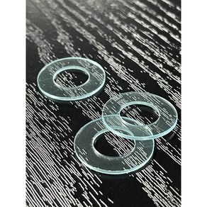 플라스틱와샤 PVC 와샤 플라스틱와셔, 플라스틱와샤 M12, M12, 1개
