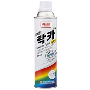 컬러락카스프레이 420ml 스프레이페인트, 투명, 1개