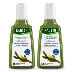 Rausch 라우쉬 미역샴푸 Seaweed Shampoo 200ml 2개