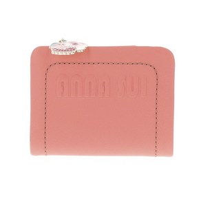 ANNA SUI Softy Round Bi-fold Wallet 317383 Pink