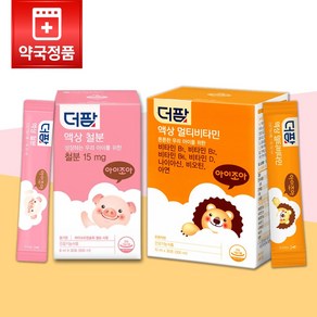 [약국정품] 더팜 액상 멀티비타민 30포 x 1통 + 액상 철분 30포 x 1통, 1세트, 540ml