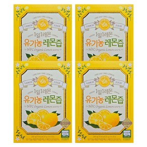 홀베리 1일1레몬 유기농 레몬즙, 280g, 4개