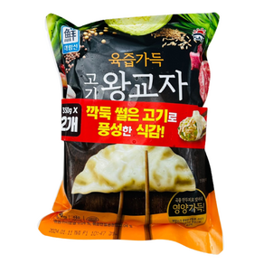 대림 육즙가득 고기 왕교자 만두 700g, 2개