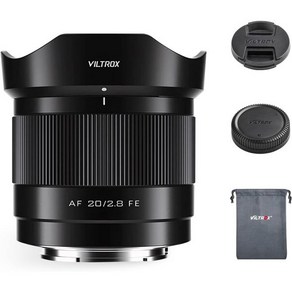 Sony E 마운트 렌즈용 VILTROX 16mm f1.8 F1.8 오토포커스 프라임 렌즈FE 대형 조리개 광각 렌즈 LCD 화면 내장 소니 a7 ca7 호환III a7RIII a, 20mm f/2.8, 1개