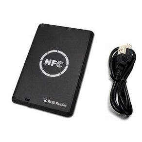 RFID복사기 Top IC RFID 카드 리더 NFC 스마트 라이터 1356Mhz 암호화 프로그래머, 1개