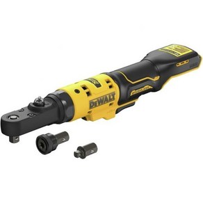 디월트 DCF500B XTREME 12V MAX 3/8 1/4 브러시리스 코드리스 밀봉 헤드 래칫공구, Yellow/Black, 3/8 Inch, 1개