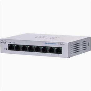 CISCO CBS110-8T 기가비트 8포트 스위칭 허브 SG95D-08 후속모델 소호형 더미 허브 사무실 오피스 PC방 학원 관공서 스위치 허브, 1개