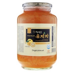 더상큼한 유자차 2Kg 고흥 유자청, 1개, 1개입