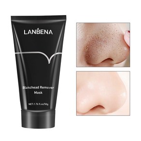 LANBEINA 아마존 TOP1 베스트셀러 선정 블랙헤드 올킬 워시오프 마스크팩 LBN-01, 1개, 50g