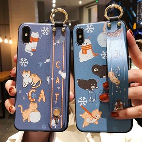 신서엔코 갤럭시 노트10시리즈 케이스 Galaxy Phone Case SCS-1543 큐트 애니 핸드 스트랩 케이스