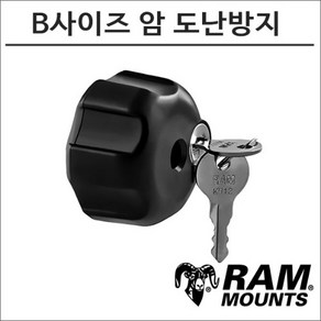 램마운트 RAM-KNOB3L B사이즈 암 도난방지 잠금장치