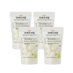 행복담기 깐메추리알 90g 무항생제 메추리알 발송 (평일 오후 2시 전 결제시), 4개