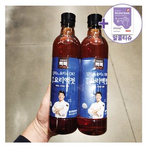 코스트코 백종원 만능 액젓 1L X 2 + 더메이런알콜티슈, 2개