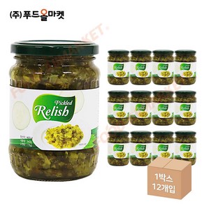 센 피클 렐리쉬 병 340g 한박스 x 12ea, 12개