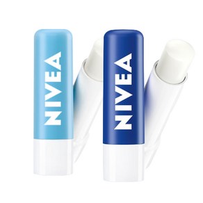 NIVEA Classic 니베아 모이스춰 + 에센셜 (우리의 친구) 립밤 세트, 4.8g, 2개, 모이스춰케어(1개)+에센셜케어(1개)