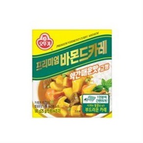 오뚜기 프리미엄 바몬드카레 고형 약간매운맛 100g, 4개