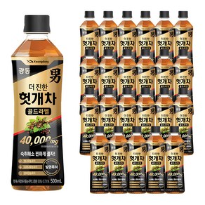 광동 더 진한 헛개차 골드라벨, 500ml, 24개