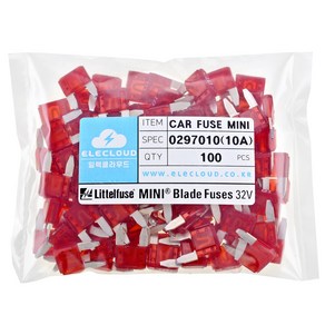 미니 카휴즈 자동차용 퓨즈 리틀휴즈 소형 블레이드휴즈 ATM DC 32V Car Fuse Littelfuse Mini Auto Blade Fuse