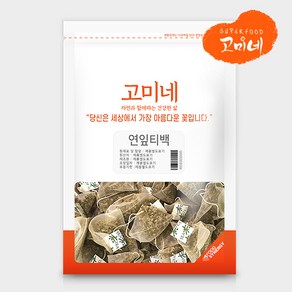 고미네 연잎티백 (50T) 국산 100% 은은한 자연의 맛, 1g, 50개입, 1개