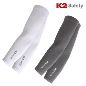 K2 SAFETY 베이직 팔토시 쿨토시 2세트, K2 챠콜 + 화이트, 2개