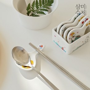 무민 프렌즈 원형수저받침세트 6P, 없음, 1개