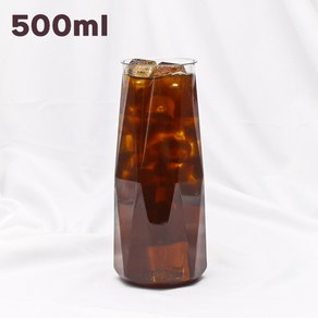 페트캔 500ml 크리스탈 투명 플라스틱 음료배달용 캔시머 공캔 100개